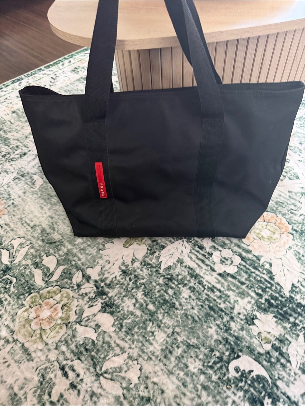 Prada Nylon Tote black
